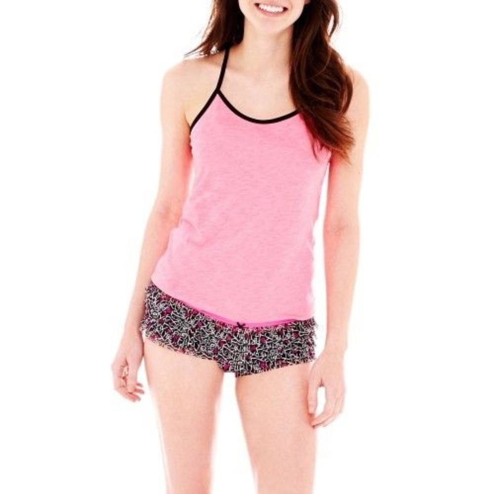 Flirtitude Racerback Tank Top & Rumba Panties Set